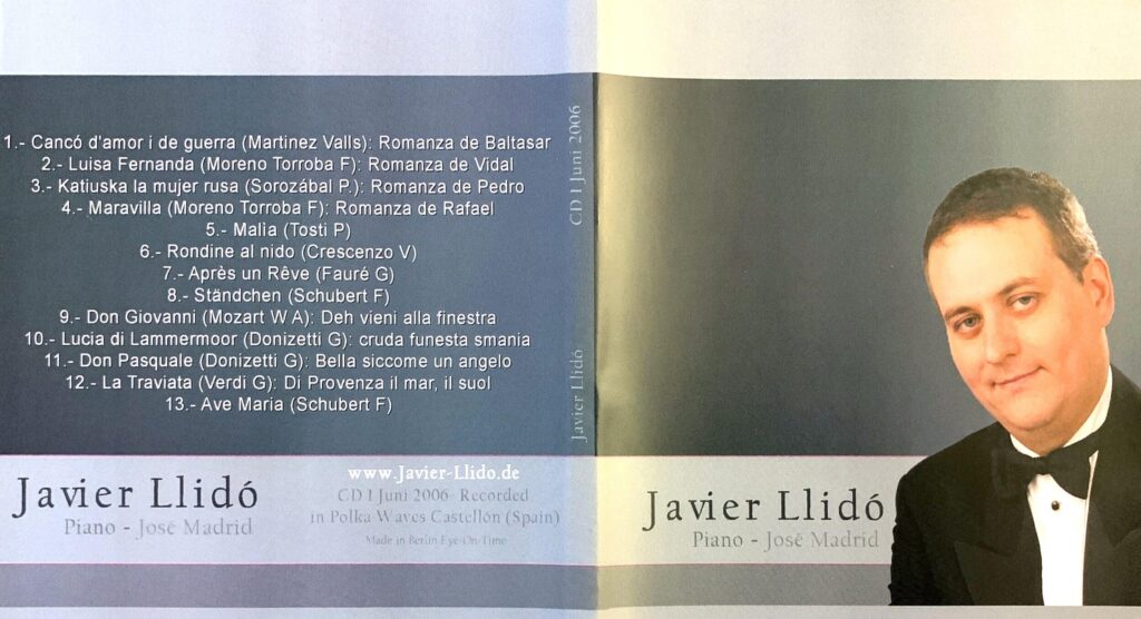 CD 1 - Javier Llidó