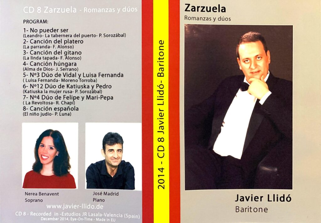 CD 8 - Zarzuela - Romanzas y dúos